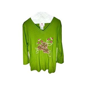 Vintage Quacker Factory blouse